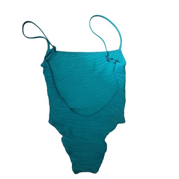 NWOT New Bond Eye Australia One Piece One Size Green Teal Swimsuit S M L - Picture 3 of 3